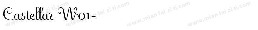Castellar W01字体转换